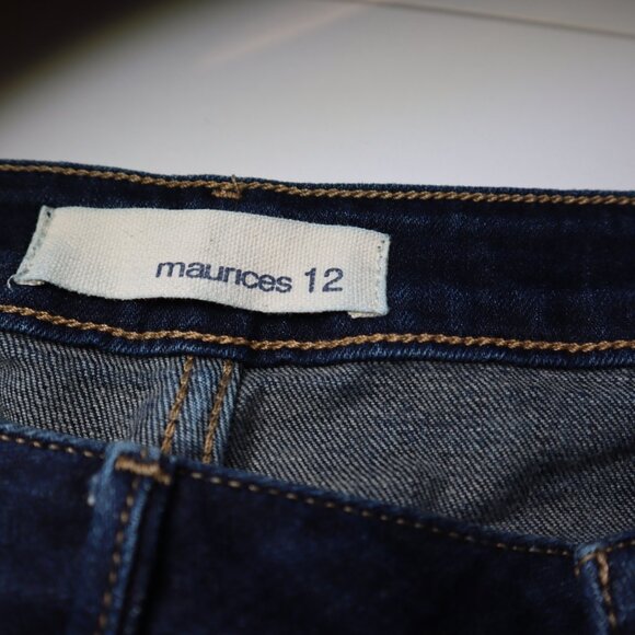 Maurices Ankle Length 99% Cotton Jeans, 12 Regular - Picture 3 of 4